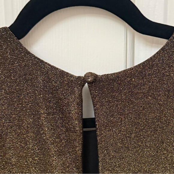 Veronica Beard Cyrus Stretch Metallic Minidress - Picture 4 of 6